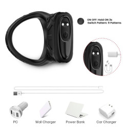 AnalTech Ballstretcher Vibrant Vrizz 43mm Noir